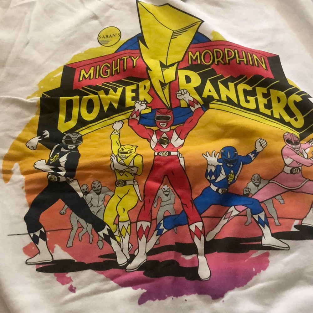 White power ranger crewneck